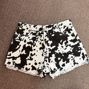 Women's Cow PrintShorts